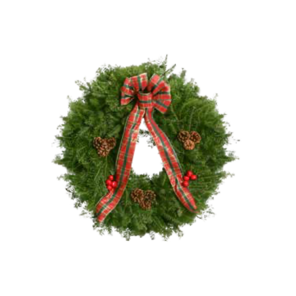 #12 Plaid Wreath (Retail Item)
