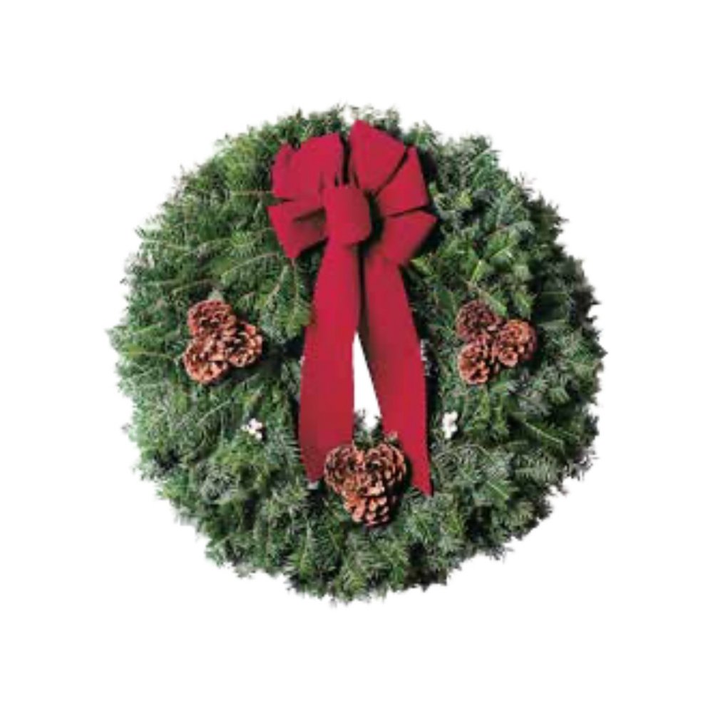#13 Burgundy Wreath (Retail Item)