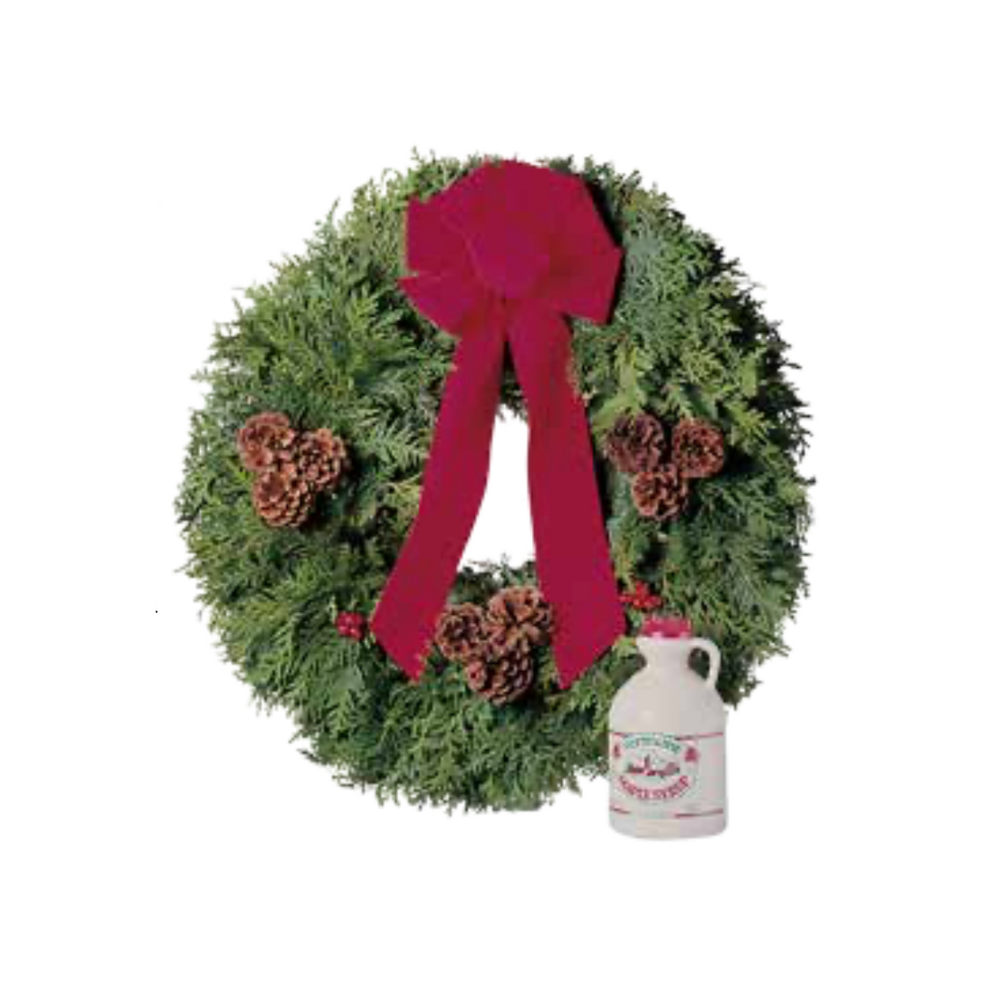 #7 Wreath and Maple Syrup (Retail Item)